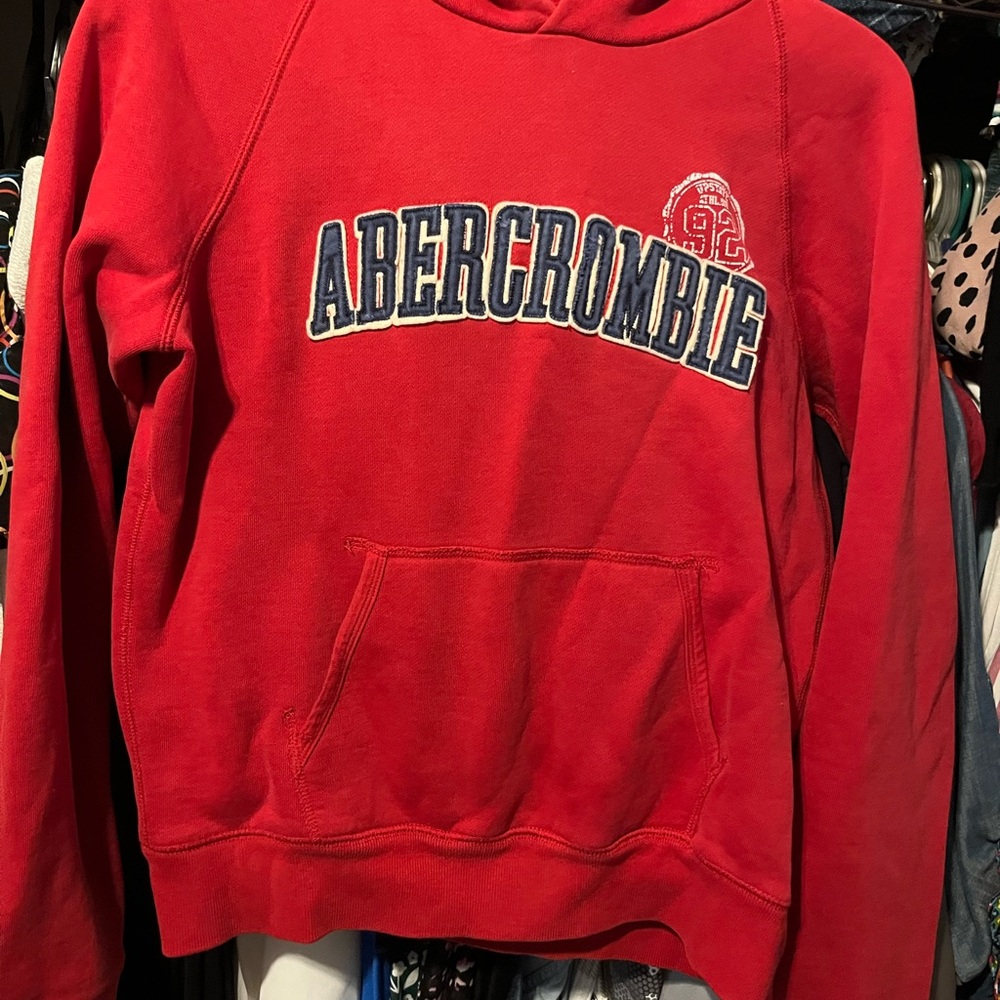 Abercrombie & Fitch Vintage Red Sweatshirt